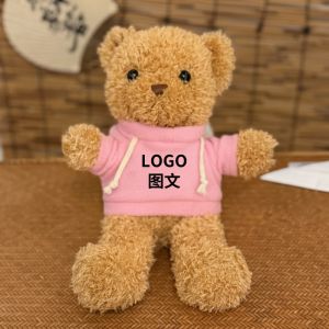 Đồ Chơi Gấu Teddy Dressed Bear Plush Doll Company Event Graduation Gift Logo Đồ Chơi Vải PP Cotton Filled Đồ Chơi Cho Mọi Lứa Tuổi
