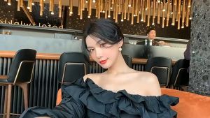 GGS ACC201 Anting Wanita Tusuk Bentuk Mutiara Gaya Elegan Untuk Aksesoris Wanita Korea Aksesoris Fashion