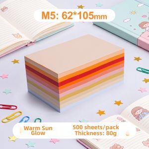 YUANHAO | Colored Handwriting Memo Pad No-adhesive A7