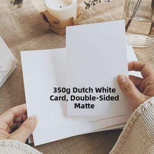 Thick Cardstock Watercolor Paper Blank Postcards DIY Greeting Cards Leather Dyed Card Stamp Cover Vintage Style Single Page