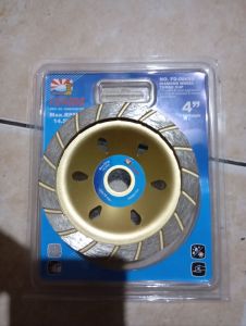 Mata Gerinda Poles 4 inch Turbo Untuk Tembok /Beton/Granite/Marmer Dan Batu alam Berkualitas