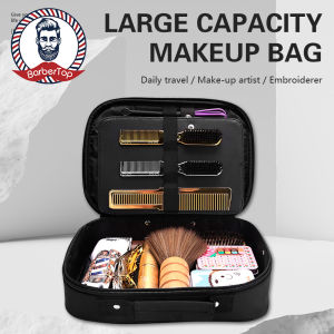 BarbeTop Salon Hairdressing Scissor Comb Bag: Large Capacity Storage Box & Hard Suitcase