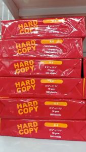 Hard Copy Bond Paper Short / A4 / Long 70gsm 500 Sheets