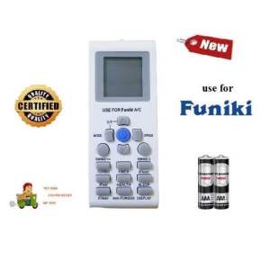 Điều khiển thay thế tương thích điều hòa Funiki - Hàng tốt các dòng SC SH HSC 1 2 chiều Inverter Tặng kèm Pin