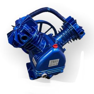 Đầu nén khí 2 Piston 51mm CS 1/2HP -1HP   màu xanh Puma hiệu RIDEN RD2X51A