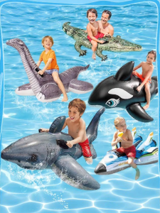 Intex | Inflatable Shark Whale Ride-on Swim Ring