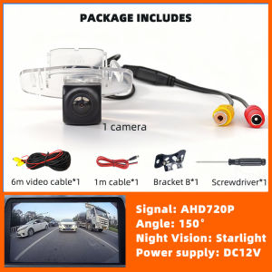HD Rear View Backup Camera Reverse CVBS or AHD License Plate Light Fits Honda Accord Spirior Civic City RDX Ciimo Crider Everus