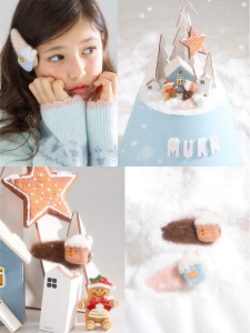MUCMUKN | Christmas Winter Girls Felt Hair Clip
