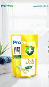 Proguard Sabun Cair Daily Refreshing Lemongrass Pouch 400ml