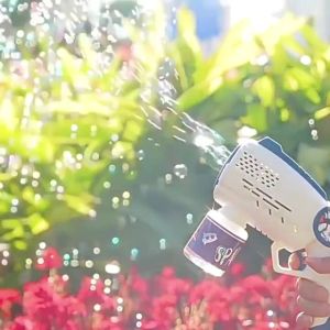 Mainan Anak Bubble Gun Astronot
