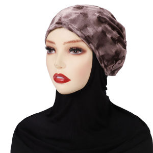 Jifang Women Elastic Soft Plain Velvet Muslim Hijab Inner Cap PW107