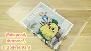 【Horizontal and vertical】Transparent A4 Folder Sleeve Thick PP for Long Lasting Use Quick File Access & Storage