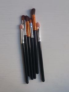 6Pcs Eyeshadow Makeup Brushes Set Oblique Concealer Brush Sponge Tip Eye Brushes For Eyeshadow Blending Conceal Eye Cosmetic Bea