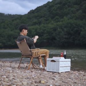 EBOO Shanqu Outdoor Camping Kermit Chair Peripheral Folding Chair Side Pocket Storage Bag Portable Storage Bag Outdoor travel camping kitchen utensils key flashlight nylon waterproof