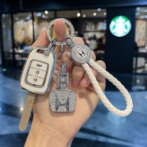 เคสกุญแจรีโมตรถฮอนด้าพวงกุญแจ City Brio brv hrv crv อุปกรณ์เสริมรถยนต์รถฮอนด้า Honda Key Cover เคสกุญแจรถ honda