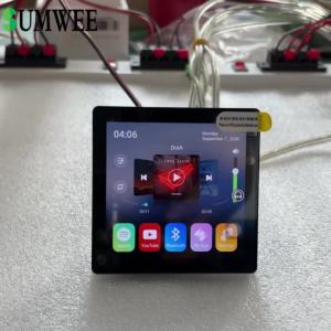 Home Smart Audio System 2 Zone Volume Wall Amplifiers Touch Screen WIFI RJ45 Bluetooths TF AUX Android 11 Music Control Panel