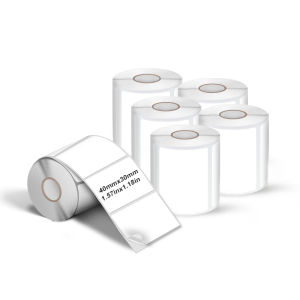 6 Rolls/set Thermal Label Sticker Paper 40X30mm Clothing Commodity Price Food Tag Self-Adhesive Labels 230pcs/roll