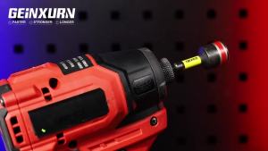 Geinxurn Impact Nut Driver Set 2.56”Long 8/10/13mm Metric Nut Setter Set 6 Point Alloy Stee with Portable Storage Cases