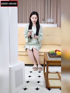 Quạt không cánh AUX 30W 12 cấp gió điều khiển từ xa tiết kiệm điện lọc không khí an toàn cho trẻ nhỏ.