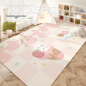 xy | Waterproof Easy-clean Non-slip PVC Leather Living Room Floor Mat