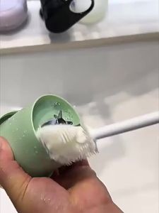 Flexible Brush Milk Bottle Washing Brushes Bendable Mug Scrubber Long Handle Insulation Cup Cleaning Brush Kitchen Cleaning Tool