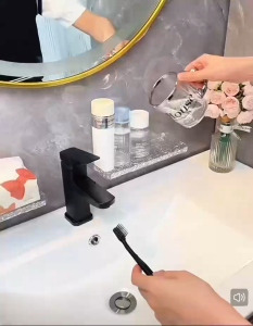 Modern Bathroom Rack Transparent Shelf Toilet Wall Mounting Storage Shelves No Hack Nail Adhesive Washroom Toilet