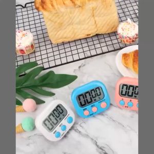 นาฬิกาจับเวลา นับถอยหลัง นาฬิกานับถอยหลัง นาฬิกาจับเวลาอิเล็กทรอนิกส์  เครื่องจับเวลาสำหรับตั้งเวลาทำอาหาร Digital Kitchen Timer