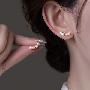 Bông Tai Hình Nụ Cười Từ Ngọc Trai Nuôi