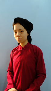 Bộ vấn tóc khăn vuông mỏ quạ Bắc bộ