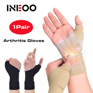 INEOO 1Pair Arthritis Hand Compression Gloves: Ease Muscle Tension & Alleviate Rheumatoid Pains