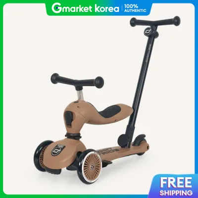 Scoot and Ride | Scoot Ride Toddler Scooter Kick1 Push Go (Mocha)