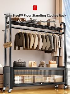 ZHIFAN | Portable Closet Hanging Rack