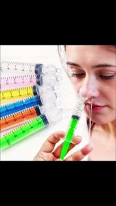 Bình Rửa Mũi Di Động - Dụng Cụ Rửa Mũi Thủ Công Cho Người Lớn Làm Dịu Viêm Xoang Không Cần Điện Bộ 2/7 Dụng Cụ Chăm Sóc Da Bằng Nhựa