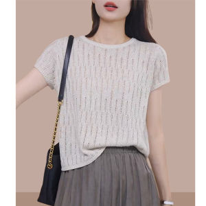 DAIXIANGFEIZI | Ice Silk Loose Fit Slimming Women T-Shirt