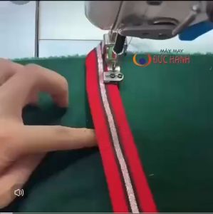 Chân vịt bẻ lai gấp mí CHỐNG NHĂN ĐIỀU CHỈNH CỰ LY 1-3LY dùng cho máy may 1 kim công nghiệp