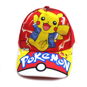 Takara Tomy | Cartoon Pokemon Baseball Cap Pikachu Hat Adjustable Pokemon Cosplay Hip Hop kids Girls Boys Anime Figure Toys children Gifts