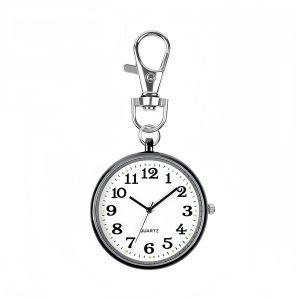 New Tiny Cute Quartz Pocket Watch with Keyring Men Women Mini Quartz Watch for Nurses Doctors Simple Students Watch Child Gift