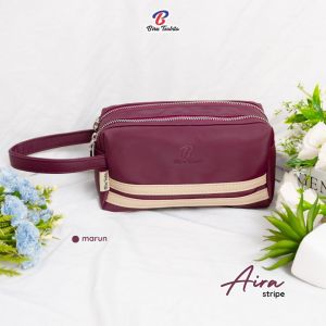 POUCH AIRA STRIP BY BIRU TSABITA WATERPROOF MURAH BISA COD