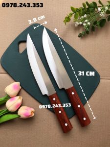 Dao phi lê lọc thịt cá sắc bén bền đẹp sạch sẽ cán ốp gỗ hương