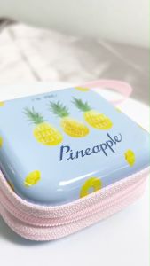 กระเป๋าเก็บหูฟัง สายชาร์จ แฟลตไดร์ฟ ใส่เหรียญ อเนกประสงค์ ลายผลไม้ น้ำนักเบา คุณประสบความสำเร็จ