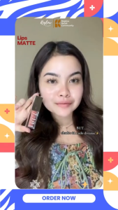 Lip Cream Soft Matte Creamy Liquid B.U.T - NAUGHTY BROWN | Vitamin C Transferproof & High Pigmented | Reglow x B.U.T