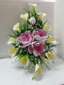 Hoa Mộc Lan-Hoa Trang Trí Có Đèn 15 bông