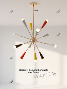 Creative Memphis Style Dopamine Mood Protective Eyesight Pendant Light