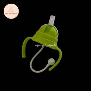 Ttutup botol susu model sedotan bisa pengganti pigeon soft touch wideneck / training cup anak