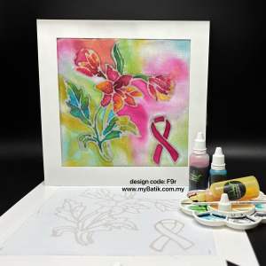 Pink October series : DIY Batik Pink Ribbon Painting kit