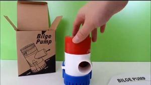 12V 1100GPH bilge pump semi-automatic switch electric small submersible pump bilge pump