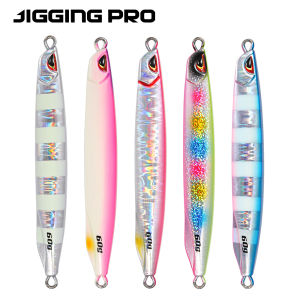 JIGGING PRO Metal Cast Jig Spoon 40g 60g 80g Drag Shore Jigging Lure Long Cast Artificial Fishing Lure SeaBass Fishing Supplies