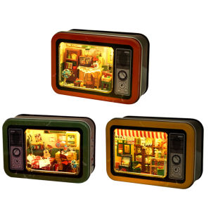 DIY Box Theatre Dollhouse Furniture Miniature Toy Gift for Children Adults