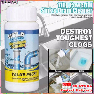 💎SG Seller💎 Powerful sink and drain cleaner / Toilet kitchen pipe drainage clog remove / Pipe dredging agen / Sink cleaner 管道疏通剂