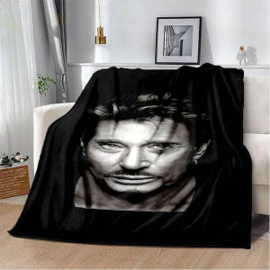 Bandai | New J-Johnny Singer H-HallydayS Star 3D Flannel Blanket Soft Throw Blanket Art For Home Decor Bedroom Bed Sofa Picnic Fans Gifts